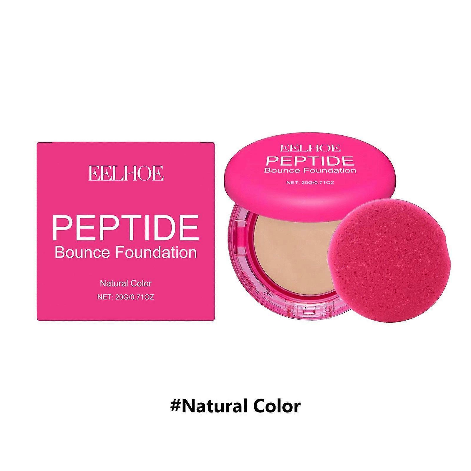 Peptide-Infused Bounce Balm Foundation Concealers| Tri-Ceramide Complex for Mature Skin, Buildable Medium Coverage & Line Blurring & Lightweight