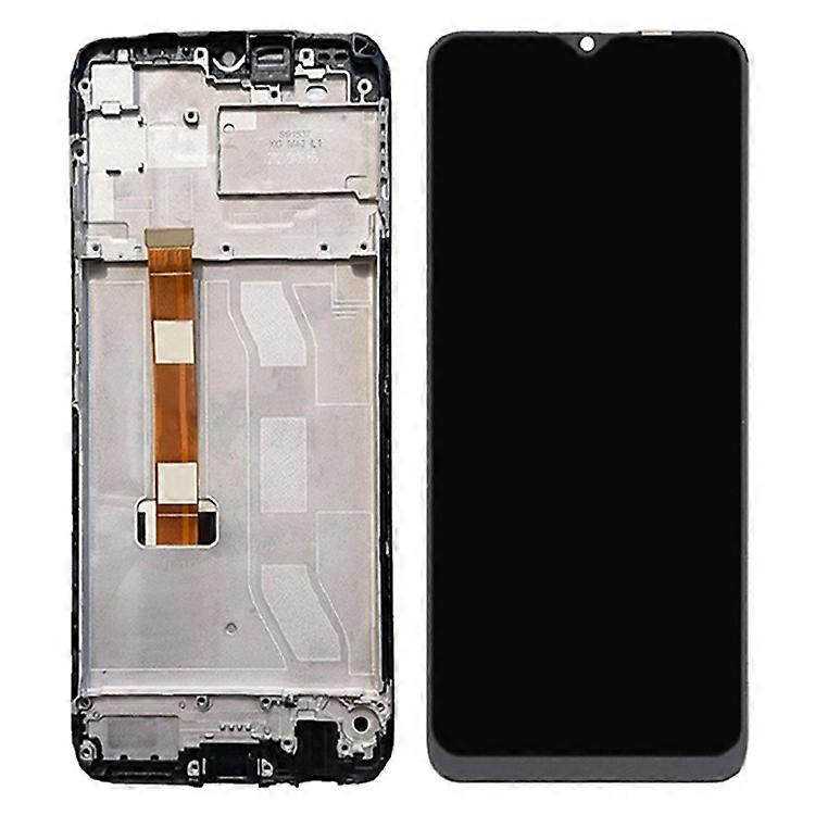 Realme C25s Grade S OEM液晶スクリーンおよびデジタイザーアセンブリ+フレーム交換部品(ロゴなし)に対応