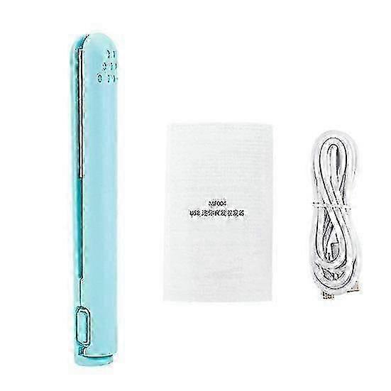 Mini Curling Iron & Straightener, Rechargeable USB Dual Use Hair Curler Straightener, Portable Hair Styling Iron
