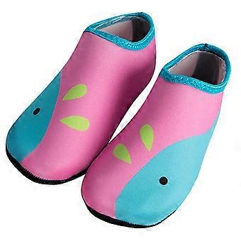 Kids Water Shoes Toddler Non-Slip Quick Dry Socks - Blue pink Variant Size Value M