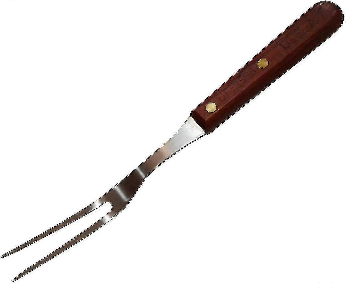 10.5" Carving / Meat Fork With Wood Handle