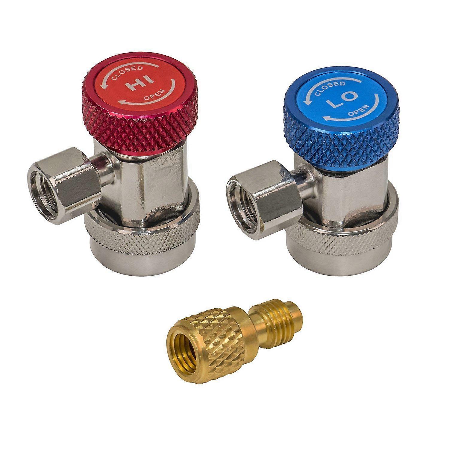 24561 R134a to HFO1234YF Conversion Coupler Set, 1 Pack, Compatible with Automotive Refrigerant Systems