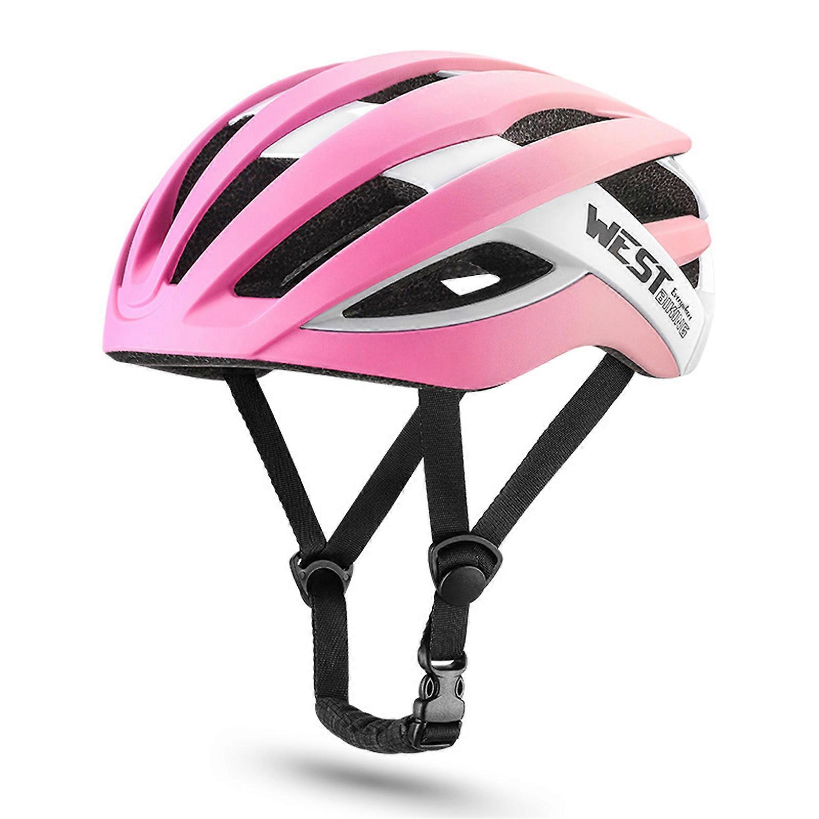 خوذة الدراجة العظمية WEST BIKING خوذة ركوب الدراجات خفيفة الوزن قابلة للتعديل للرجال والنساء خوذات ركوب مريحة مقاومة للسقوط لركوب الدراجات الجبلية على الطريق