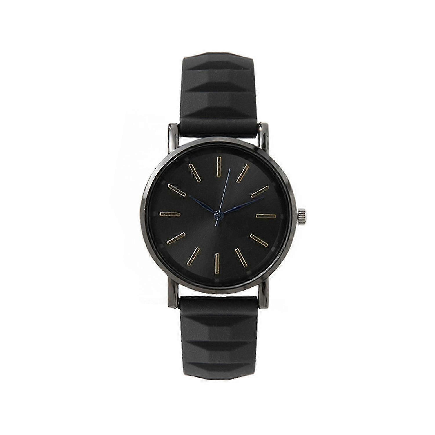 Women Quartz Watch Round Dial Silicone Adjustable Silicone Strap Candy Color No Delay Time-checking