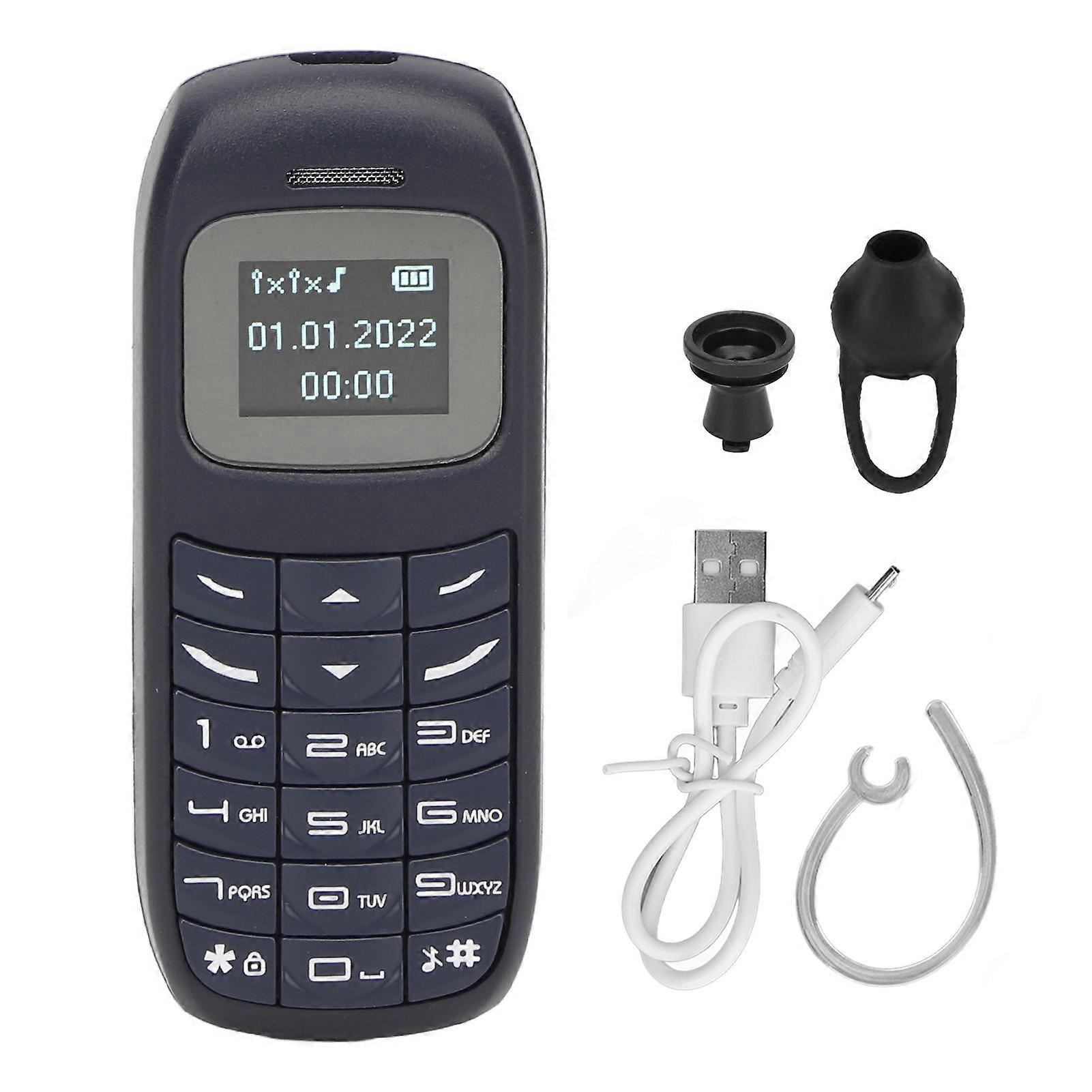 Mini Cell SIM Card Dual Standby Large Buttons Music Player Unlocked Mobile Phone for Elderly People Students