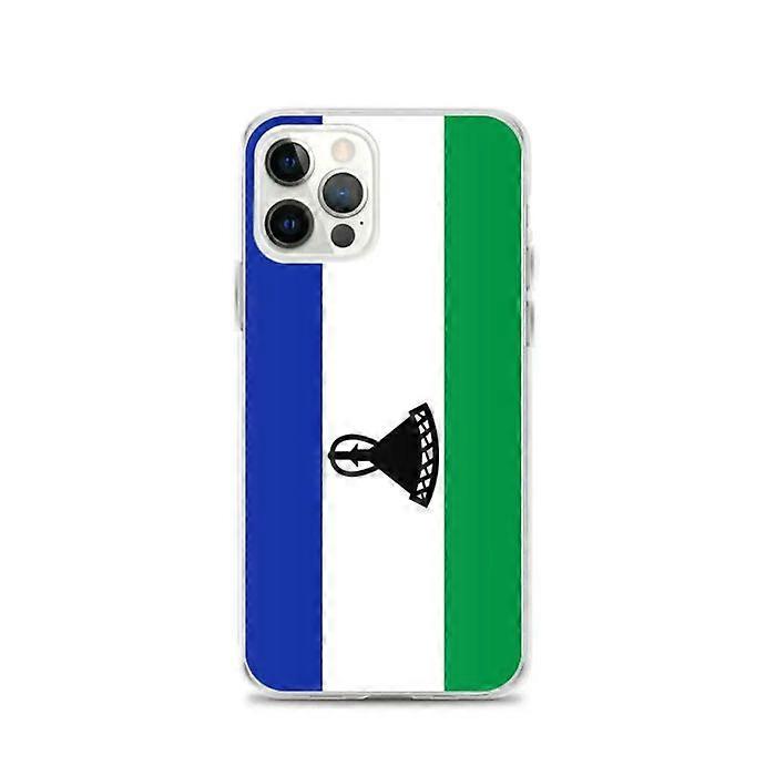 iPhone Case - Lesotho - Flag - Soft - Multicolor - Compatible with iPhone 12 Pro