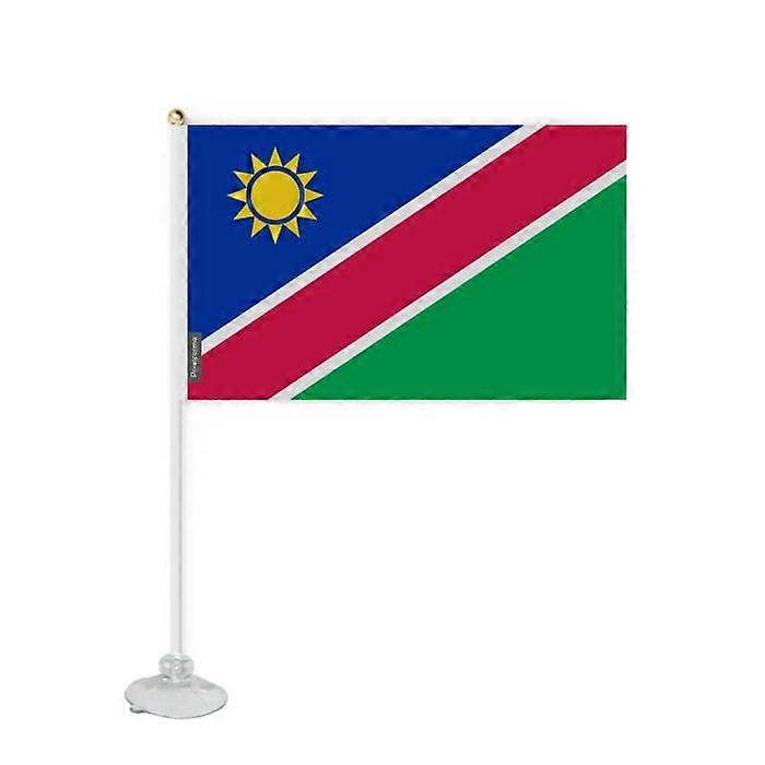 Flag - Namibia - Mini Suction Cup Flag - 20 x 30 cm - Polyester - Double-Sided Print