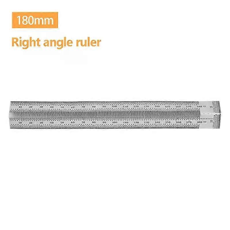 High-precision Scale Ruler T-type Hole Ruler Stainless Woodworking Scribing Mark Line Gauge Carpenter Measuring Tool