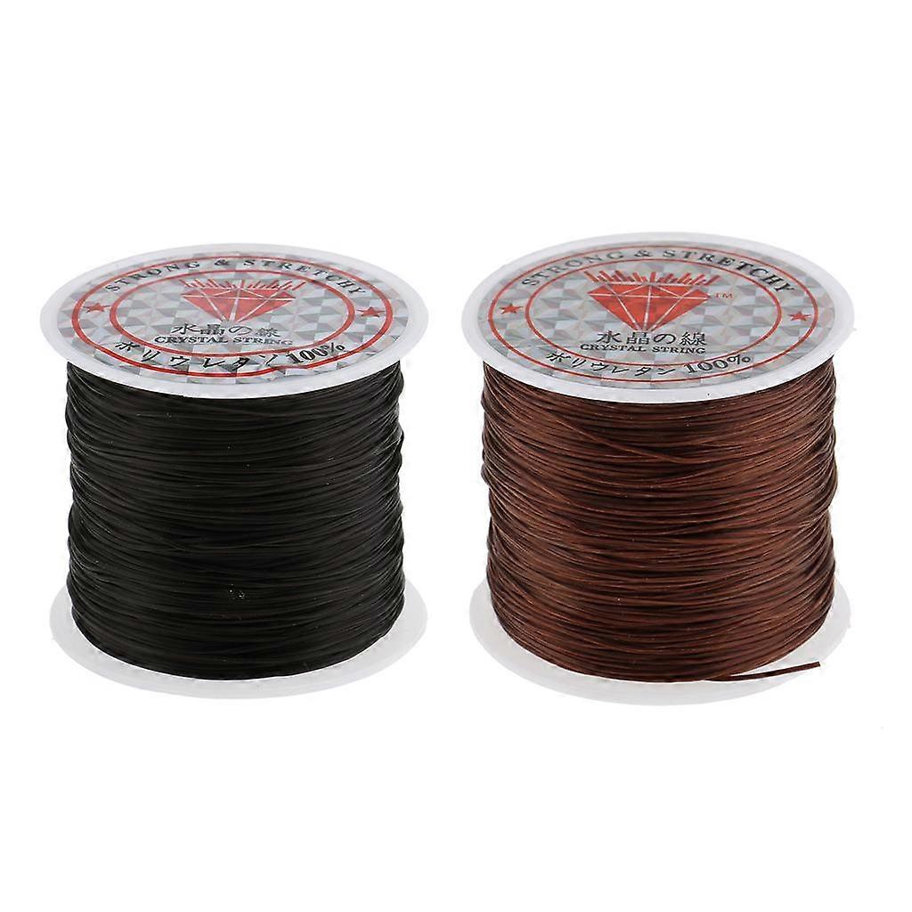 2Pcs Wig Hair Extension Weaving Thread Craft DIY Sewing Beading String Cord