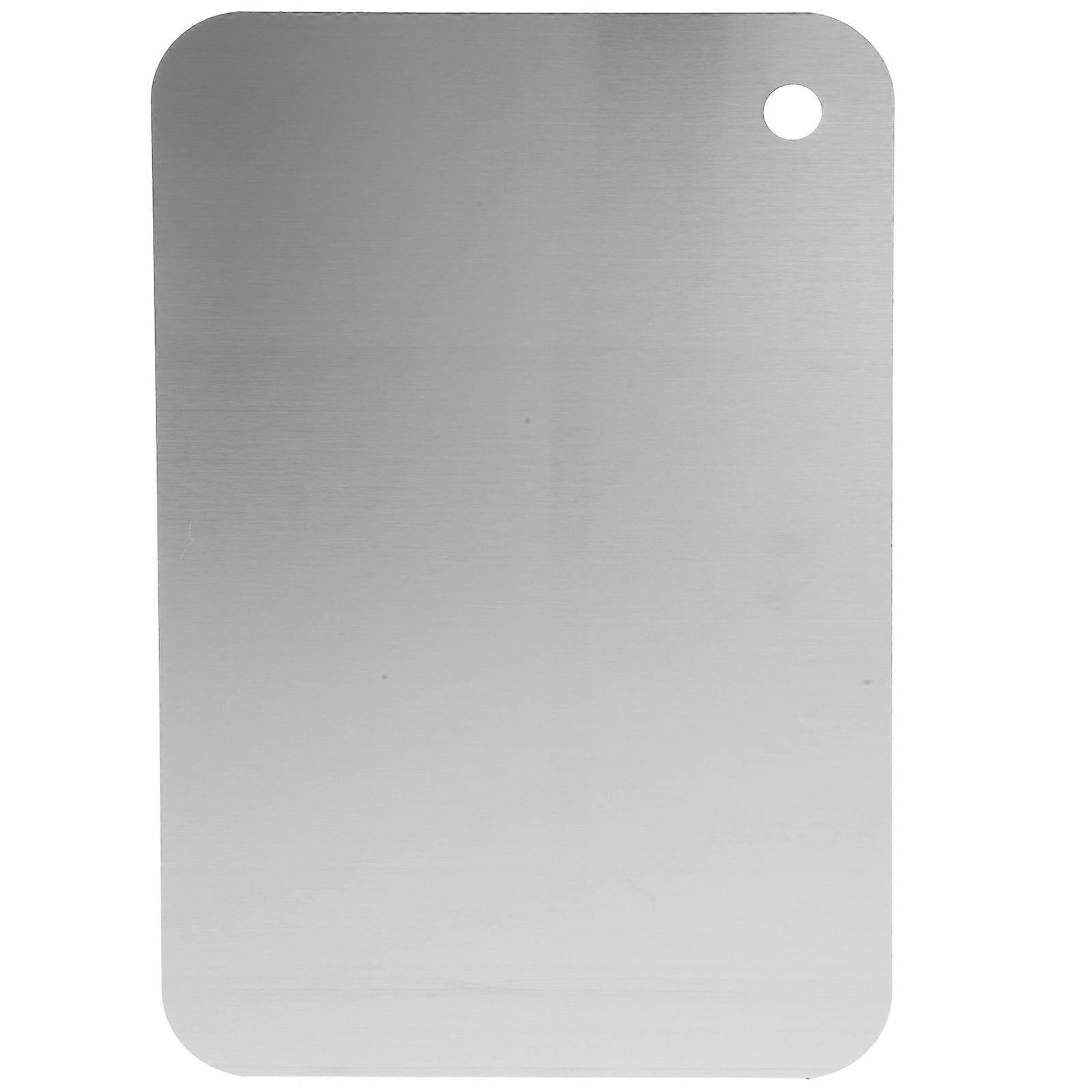 Stainless Steel Double Function Cutting Board, Resists Rust, Enhances Kitchen Efficiency