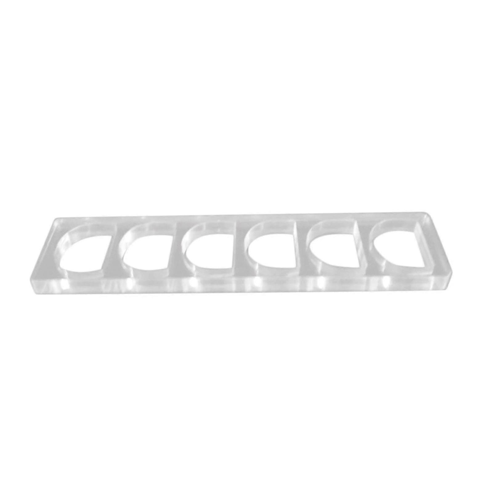 22cm Dessert Display Stand for Biscuits, Cupcakes, and Macarons, Rectangular Holder for Weddings and Birthdays