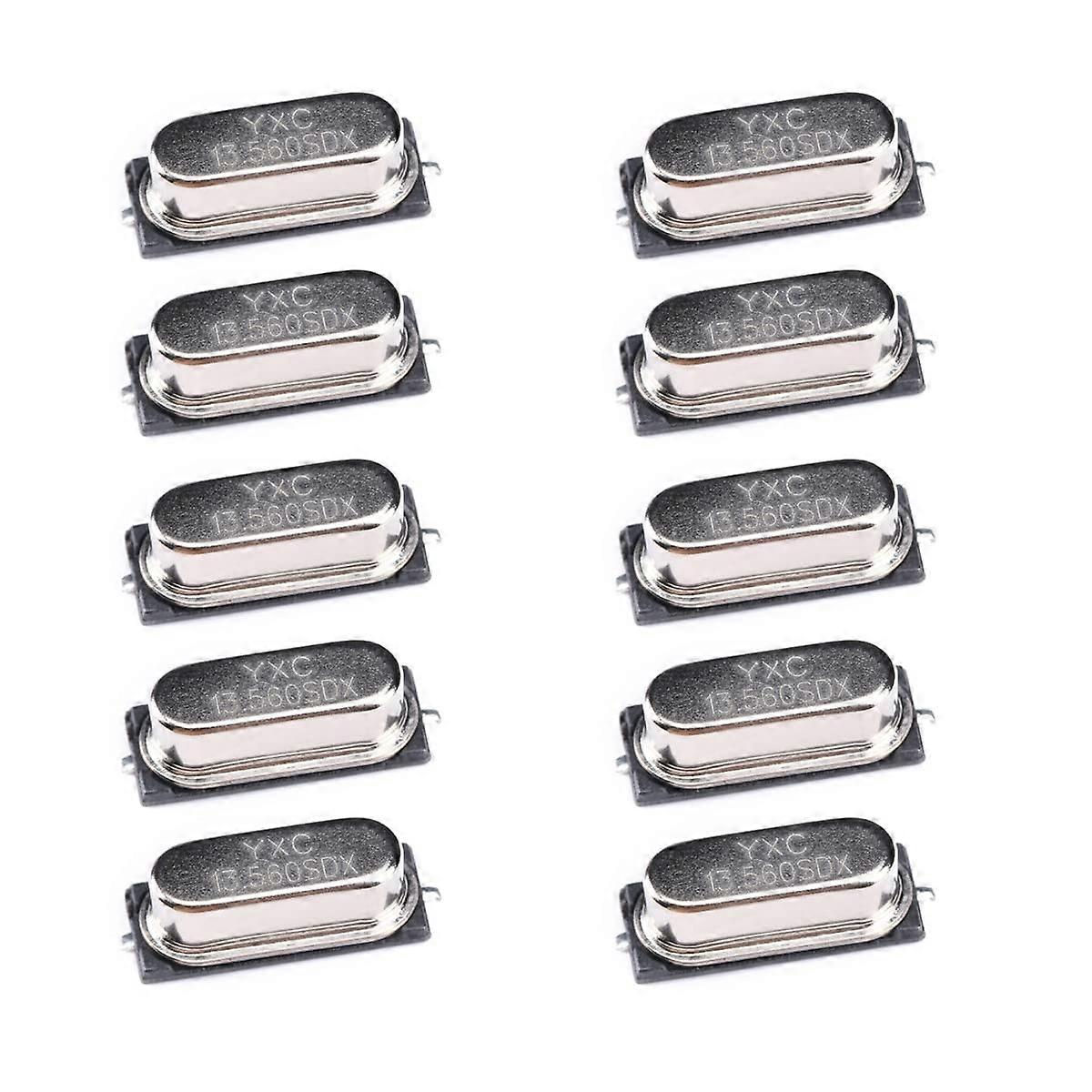 Passive Quartz Chip 49SMD 13.56MHz 20Ppm 20PF X49SM1356MSD2SC Pack of 10 Ref: 5177