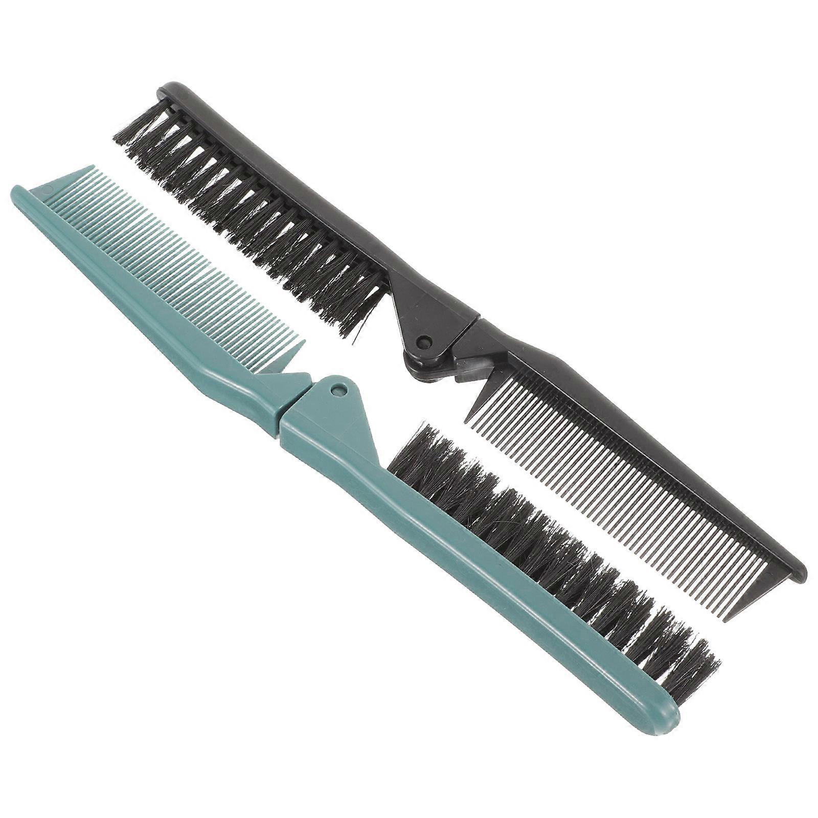 Convenient Folding Hair Brush and Comb, Suitable for All Hair Types