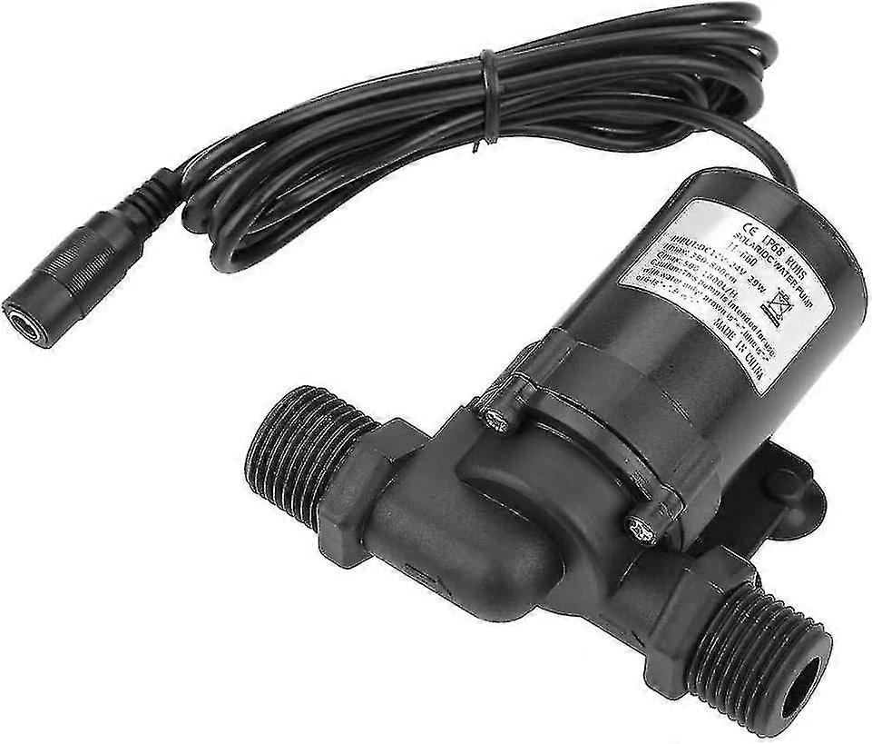 1300L/H 24V Circulation Pump, 1.2A, Black