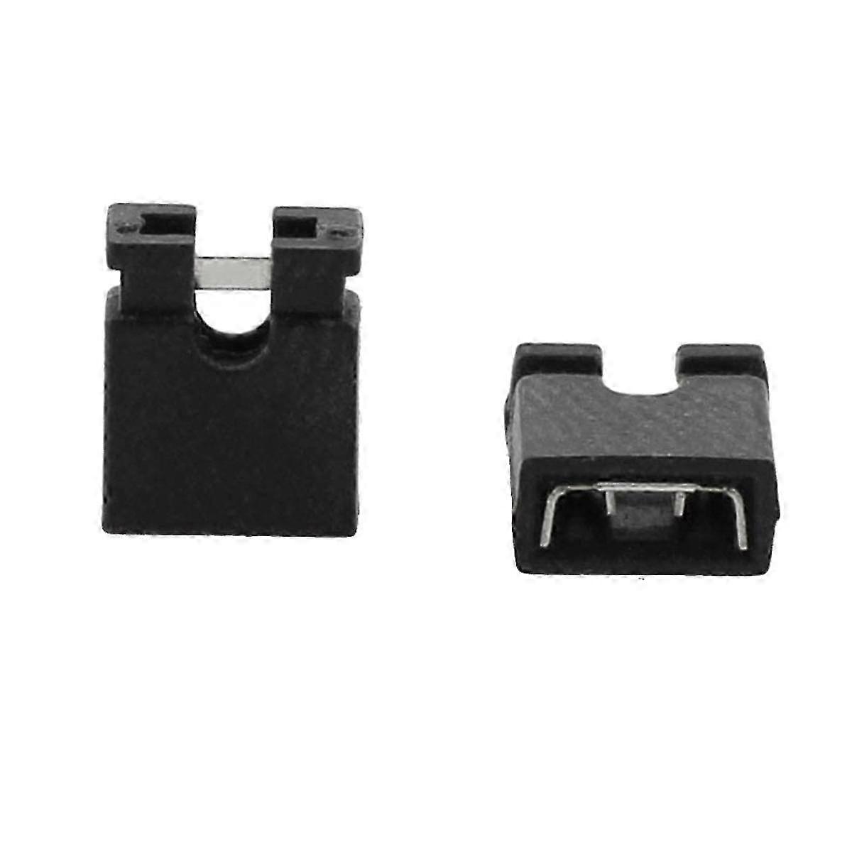 Jumper Cap 2.54mm Pitch Opening Black Multifunctional Shorting Cap Shorting Block Pin Jumper Connec