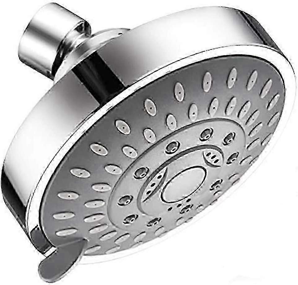 Multi-Functional Bathroom Showerhead 4 inch High Flow Shower Head, 5 Spray Settings