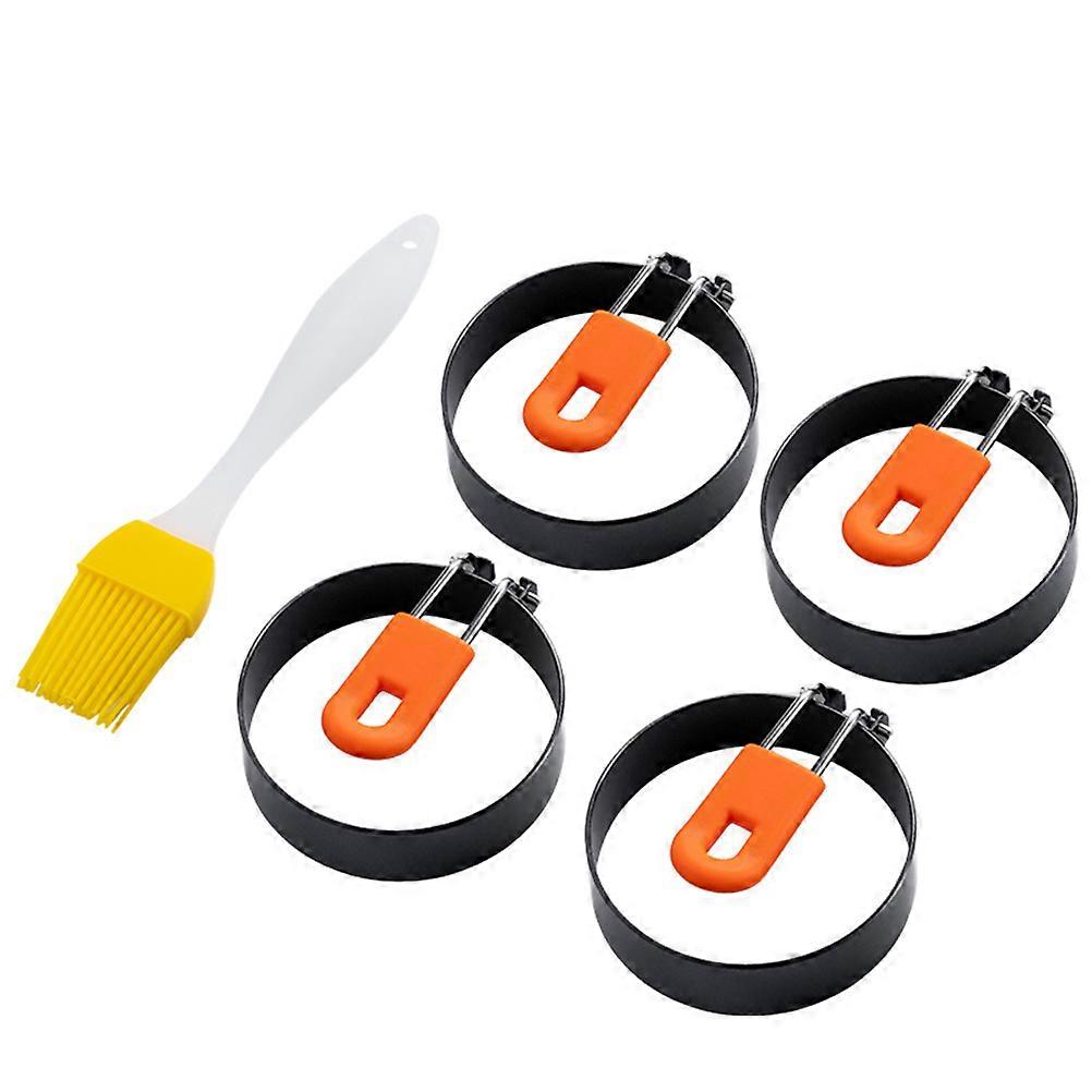 Round Egg Molds Non-stick Shaping Mold for Cooking 5Pcs