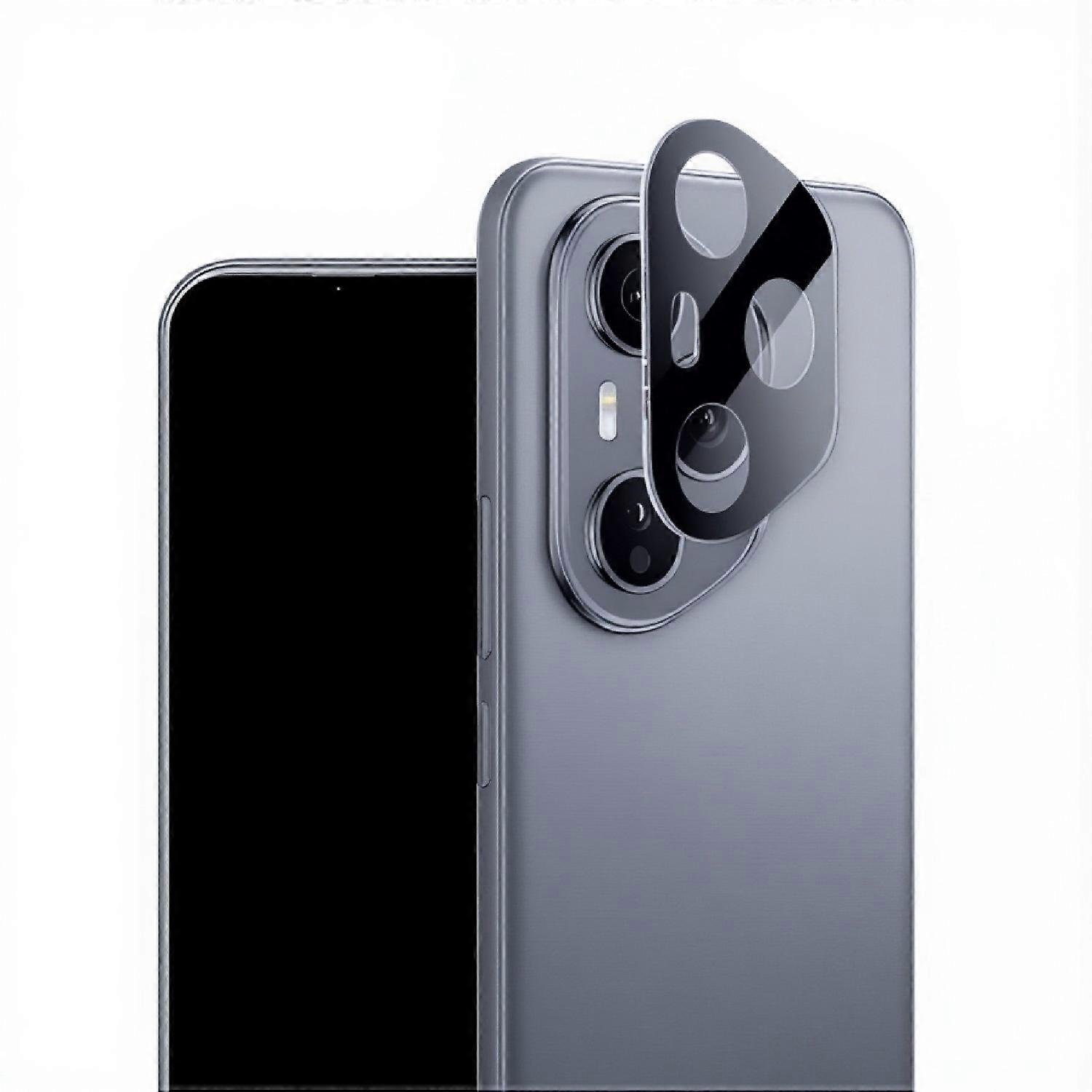 متوافق مع Honor 400 Pro 5G (عالمي) واقي عدسة الكاميرا WANLONFENG HD فيلم عدسة مطبوع بالحرير الأسود بالكامل