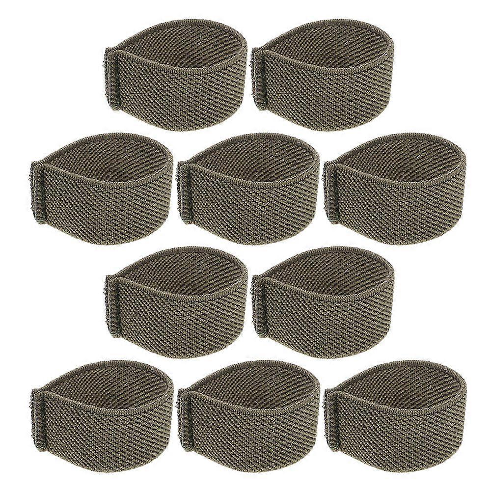 Elastic Belt Loop Secure Fit Prevent Slipping Adjustable Men Women 4.50X1.80X0.50CM 10Pcs