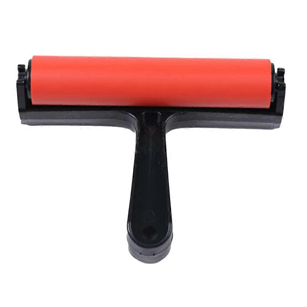 Rouleau d’encre de peinture à l’huile Rouleau de peinture professionnel Rouleau de colle Rouleau d’encre Bloc d’encre Brayers avec cadre en plastique pour la peinture d’art 1Pack