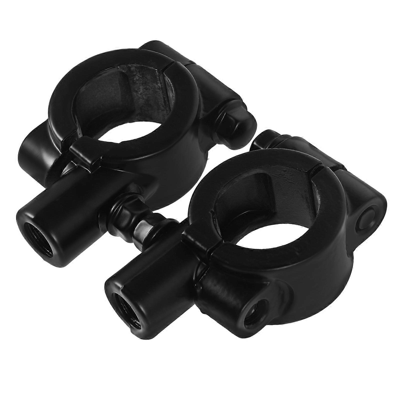 Vibration Reduction Motorcycle Handlebar Mirror Mount Holder For Electric Vehicle Use 1Pair