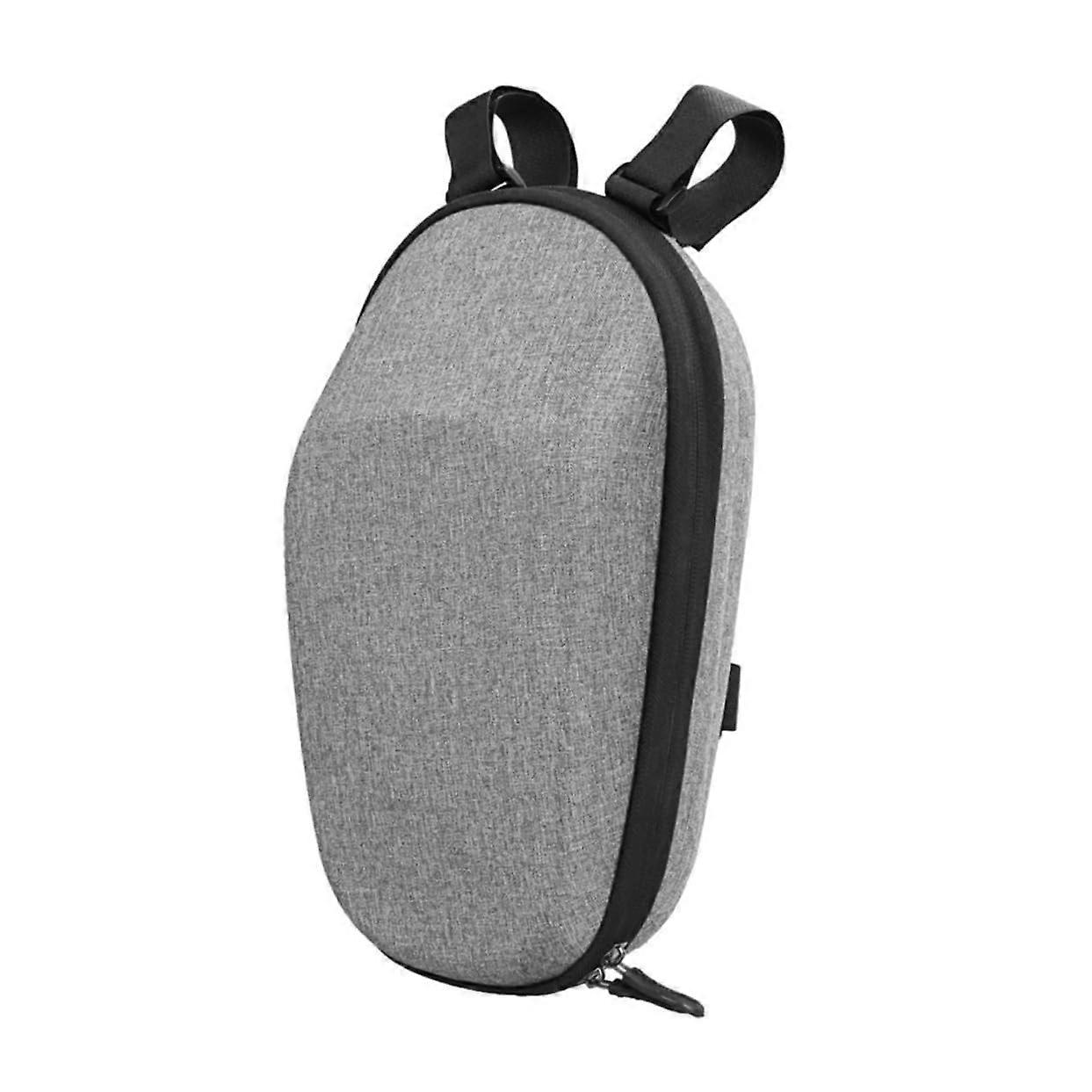 1Pc Electric Scooter Handlebar Bag for Adults, EVA Gray Material, Storage Pouch Compatible with Most Scooters