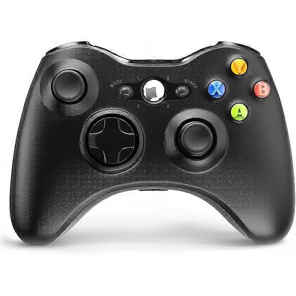 Wireless Xbox 360 Controller 2,4 GHz Gamepad Joystick Wireless Control (Schwarz)