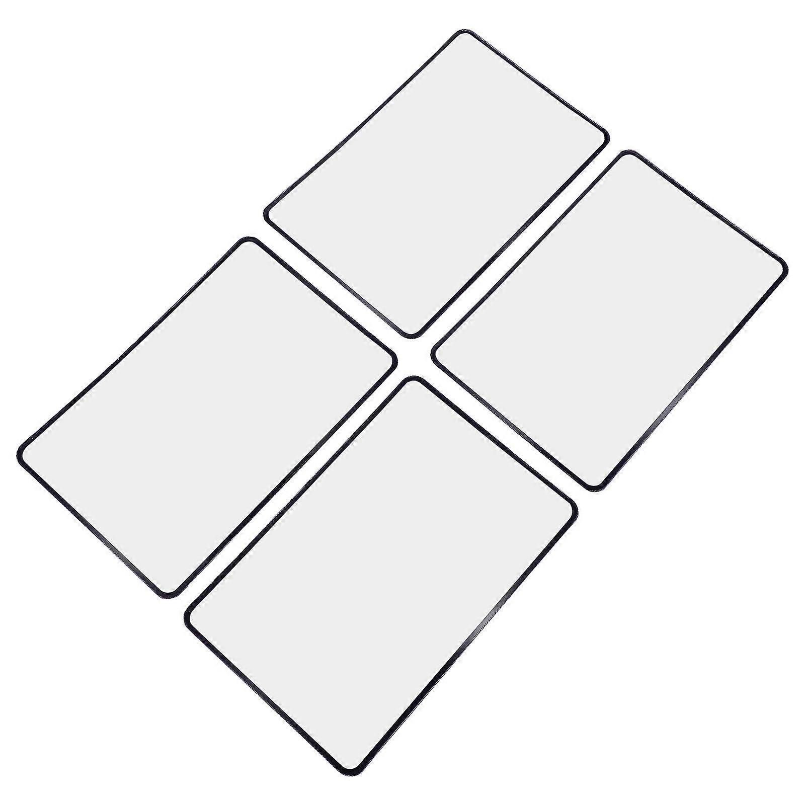 Reading Magnifiers 3x Magnification For Low Vision Users Office Use 18x12cm 4Pcs
