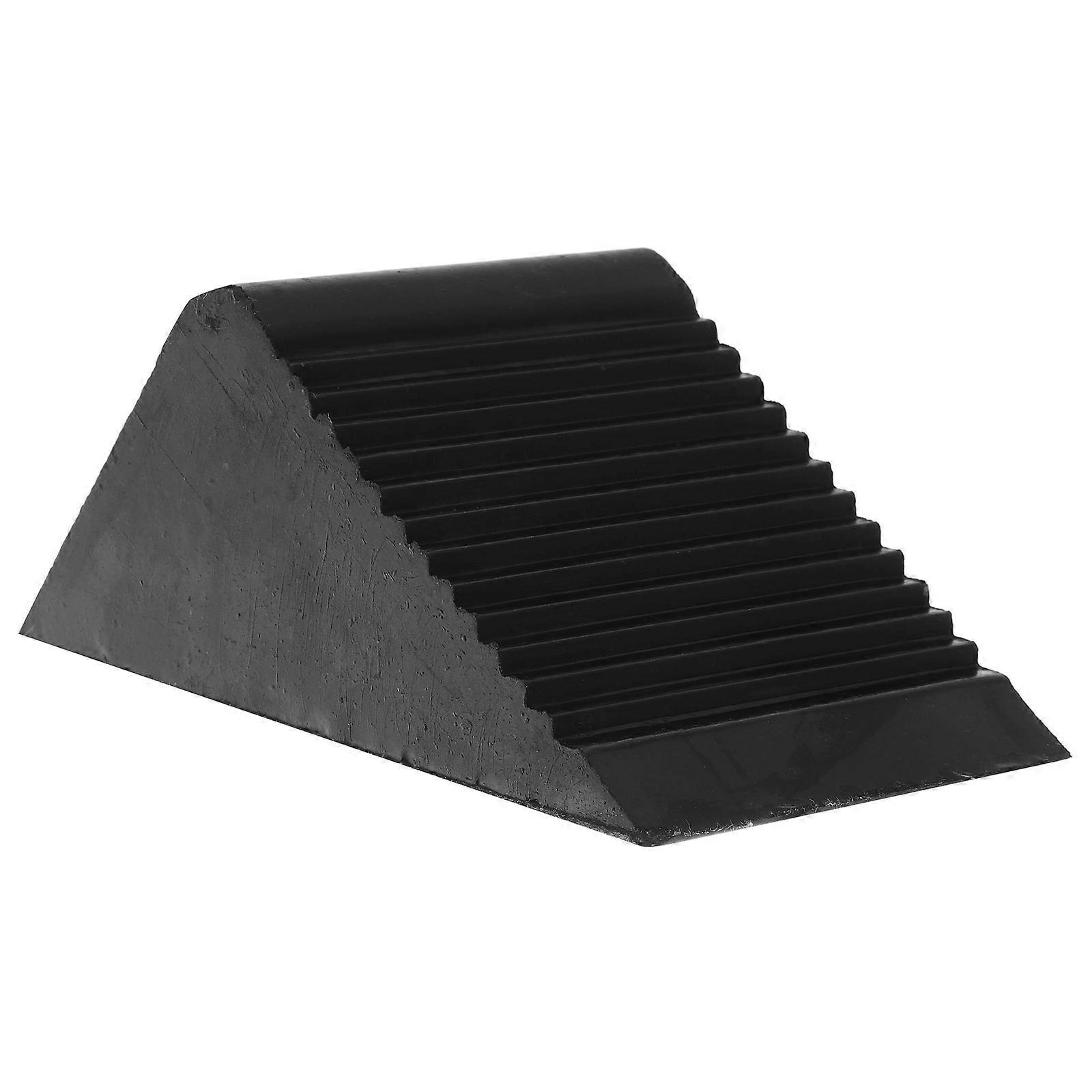 Wheel Chock Stabilizer Rubber Wheel Stopper For Vehicle Car Truck Parking 1Set