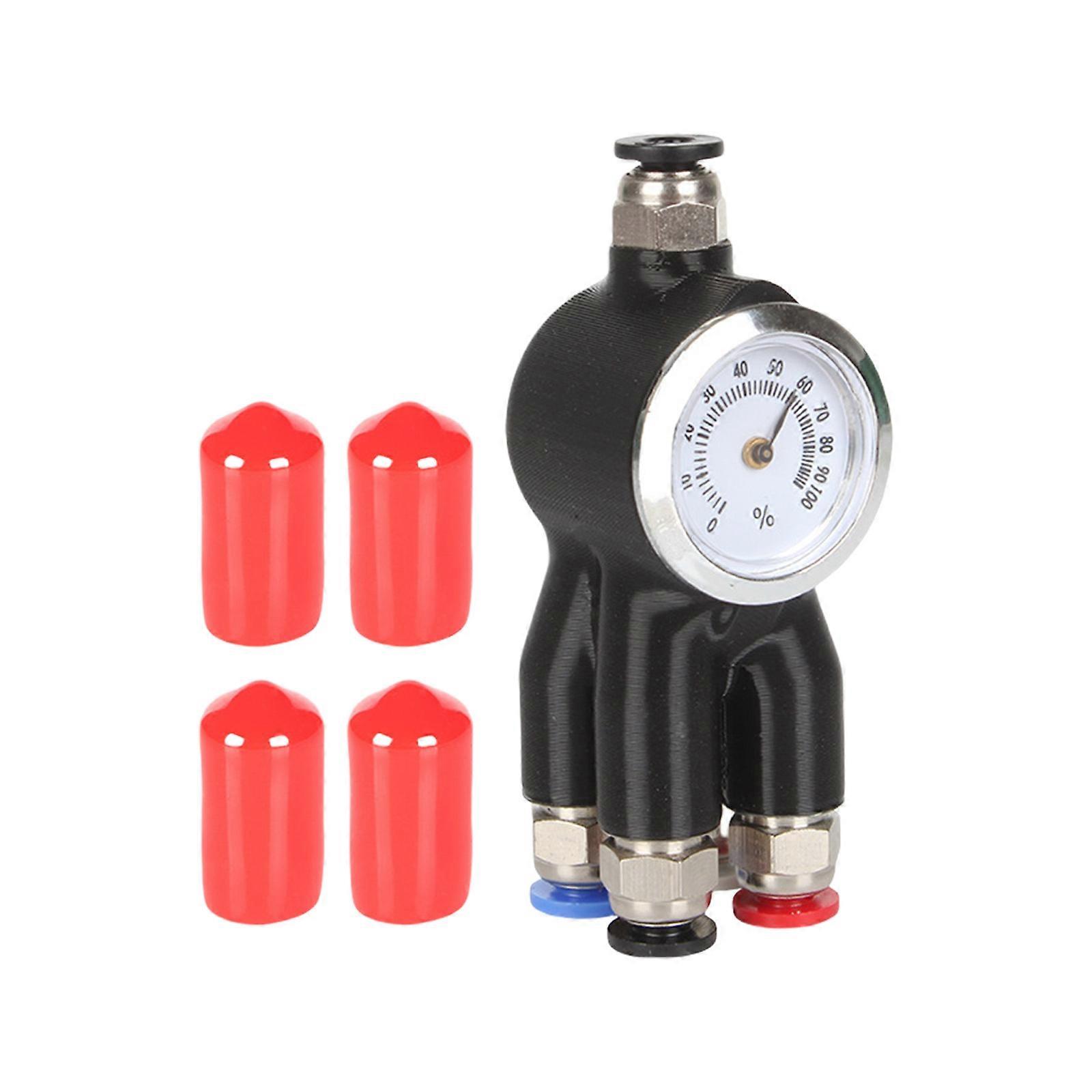 Feed Pipe 4 In 1 Adapter Five Way Port Connector 3D Printing Expansion Port Connector For Lab X1C P1P 3D Printer Multicolor