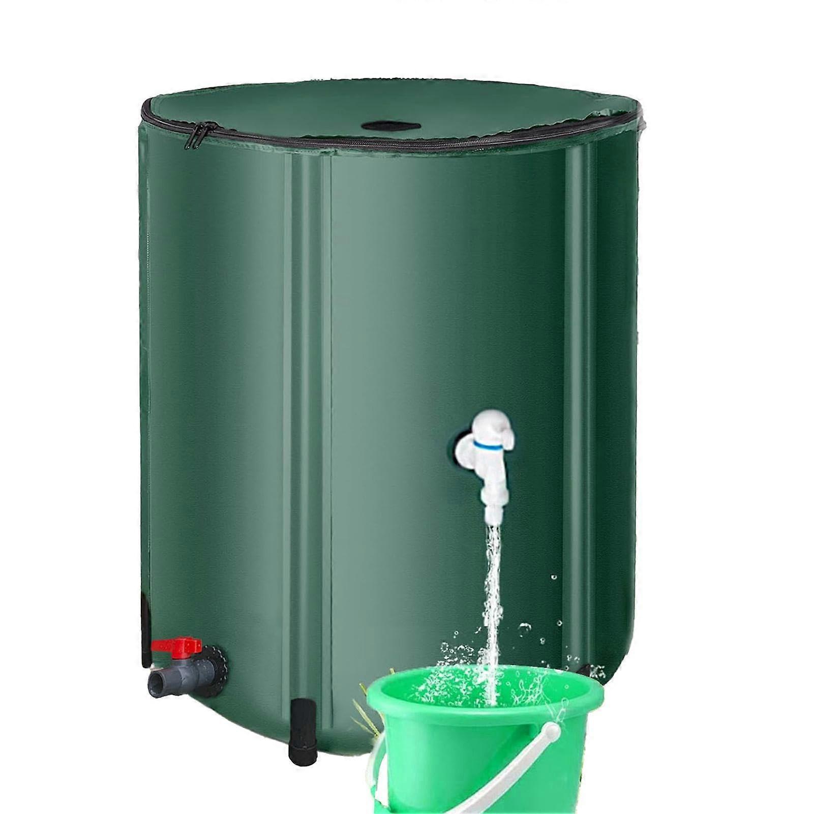 Rain Collector Bin Water Catcher PVC System 78x40 cm Portable Lightweight for Garden and Outdoor Use