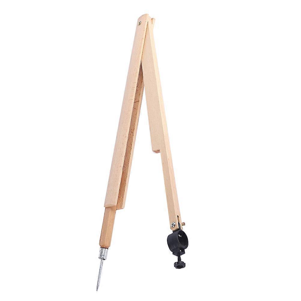 Math Teaching Tool Beam Compass Draw Tool For Blackboard Beige 51.50X3.00X3.00CM Drafting 1Set