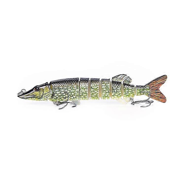 JB-30L Mehrgliedriger Angelköder 8 Sektionen 20cm 68g Kunststoff Hartköder Realistischer sinkender Köder