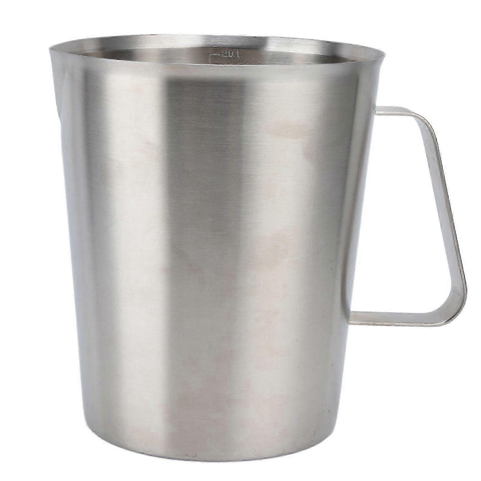 304 Stainless Steel Measuring Cup for Coffee and Milk Frothing with Scale, 700ML