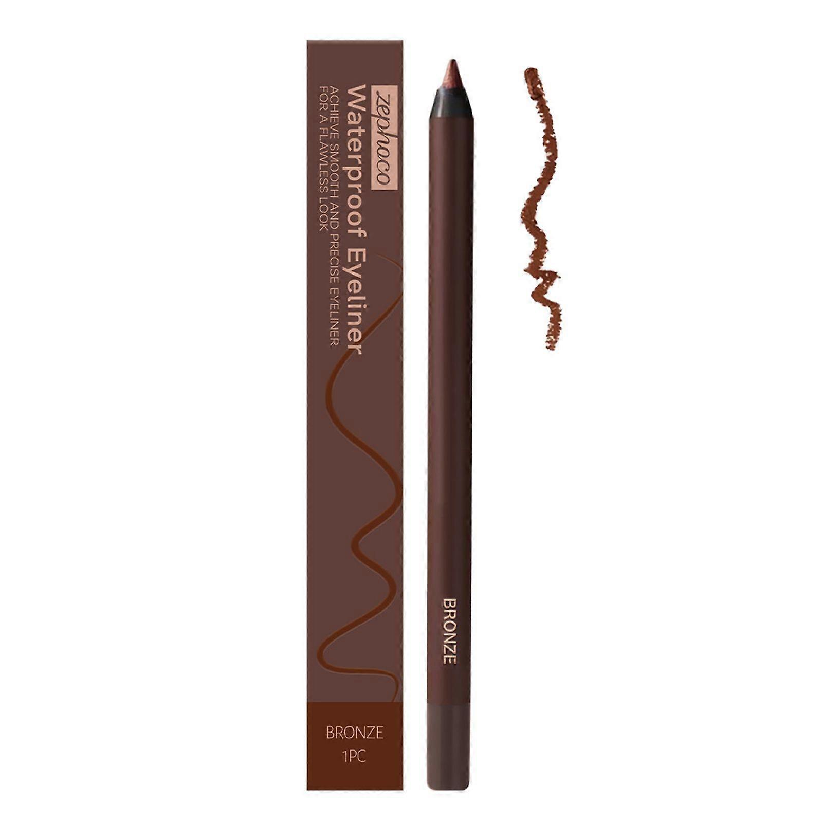 vandtæt smudssikker eyeliner blyant til kvinder langtidsholdbart hurtigtørrende øjenmakeupværktøj til udendørs rejser
