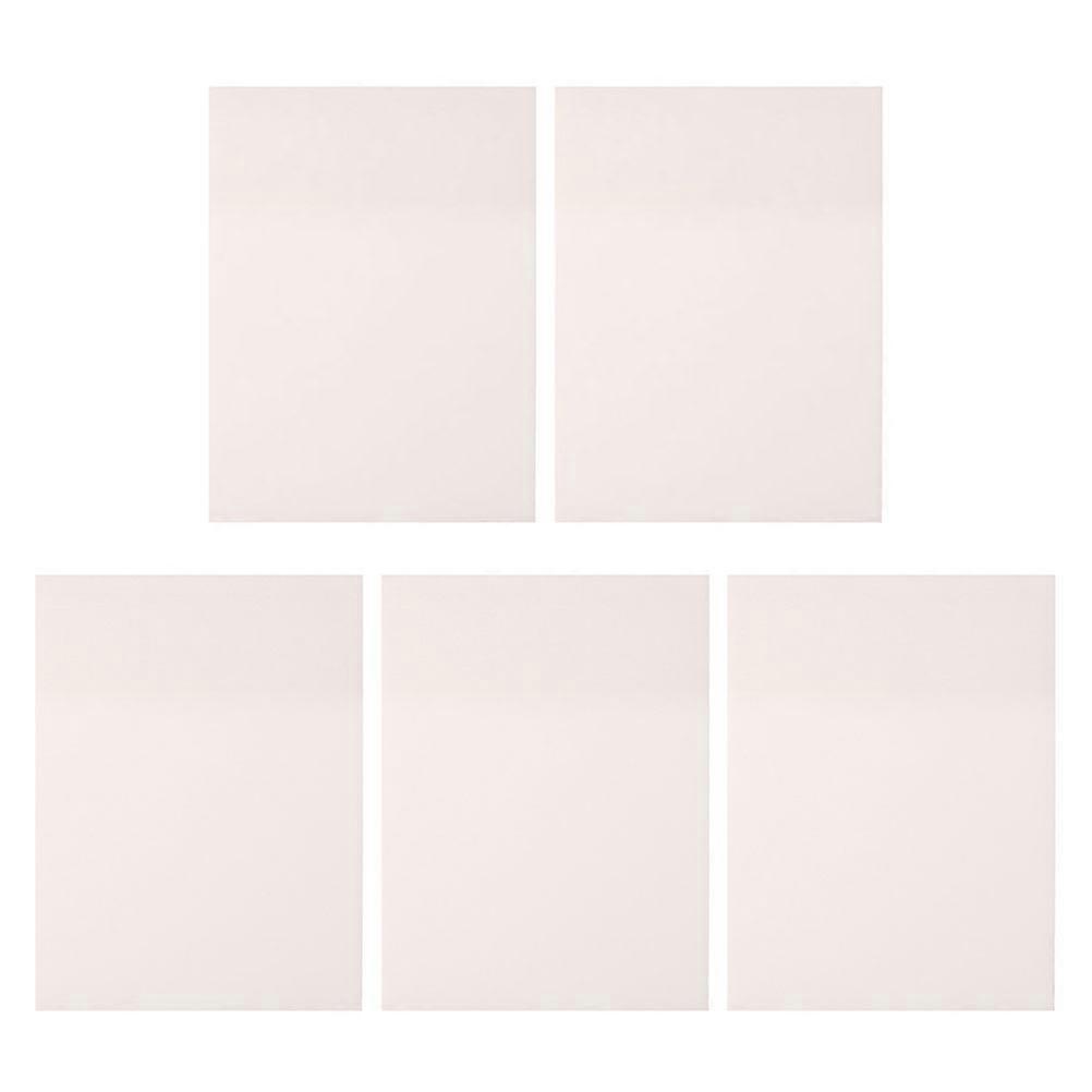 Sticky Waterproof Writing Pads Transparent Note Pads for School and Office Work 5Pack