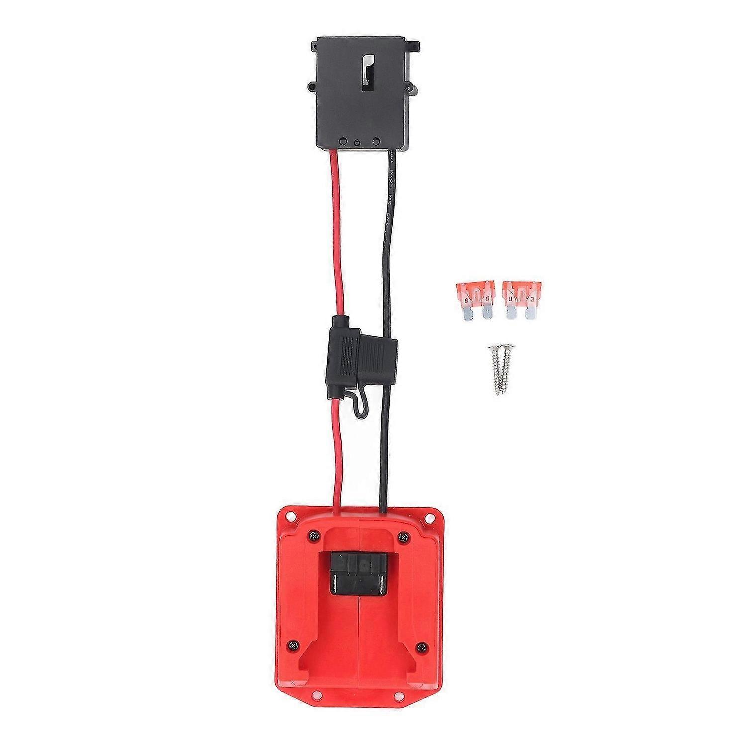 Children Riding Toys Battery Adapter Toddler Ride On Converter 18V for Peg Perego 48111828 Black Connector