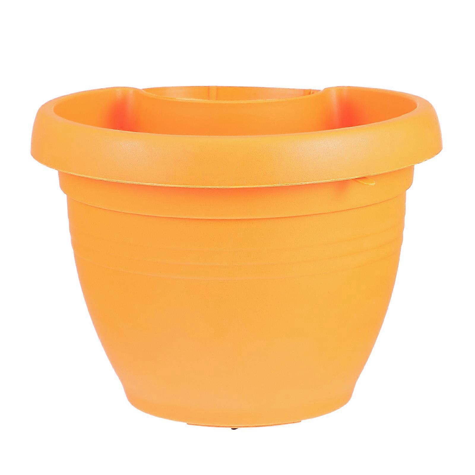 1 Pc Thickened Plastic Flower Pot Wall Mounted Storage Basket Hanging Basket