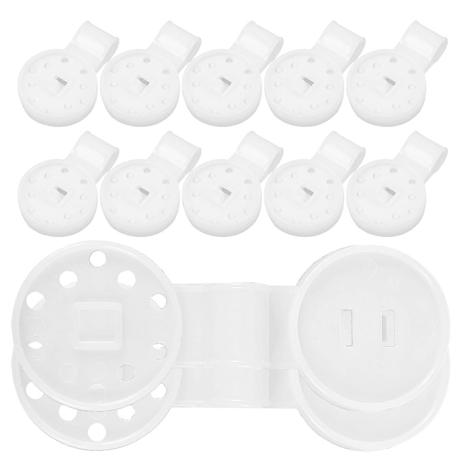 Plastic Shade Cloth Clips Round Sunshade Clips for Garden Use 80Pcs