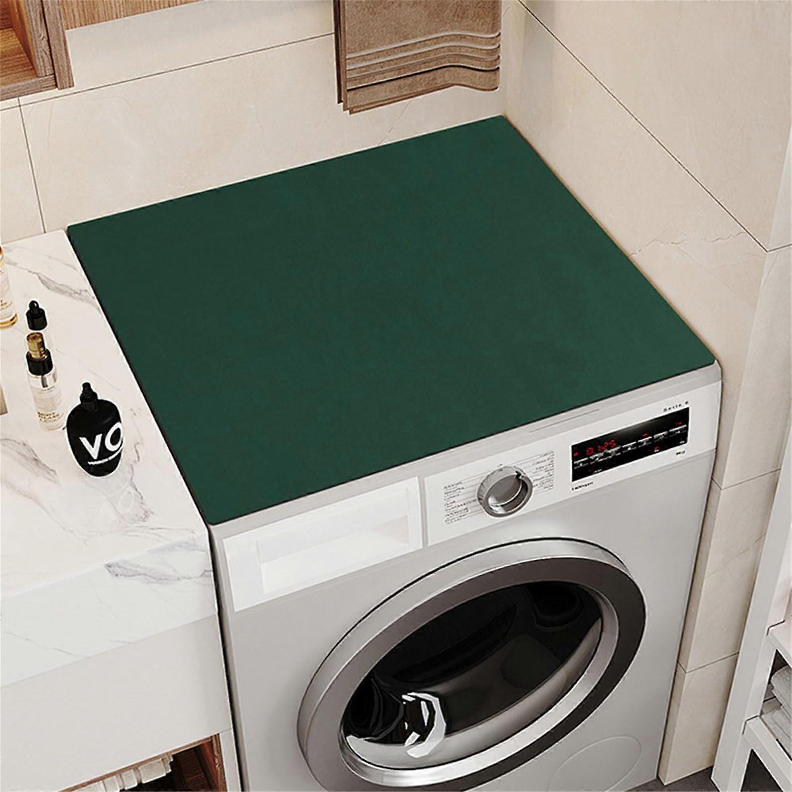 Washing Machine Pad, NonSlip, QuickDrying, Green 40x50cm