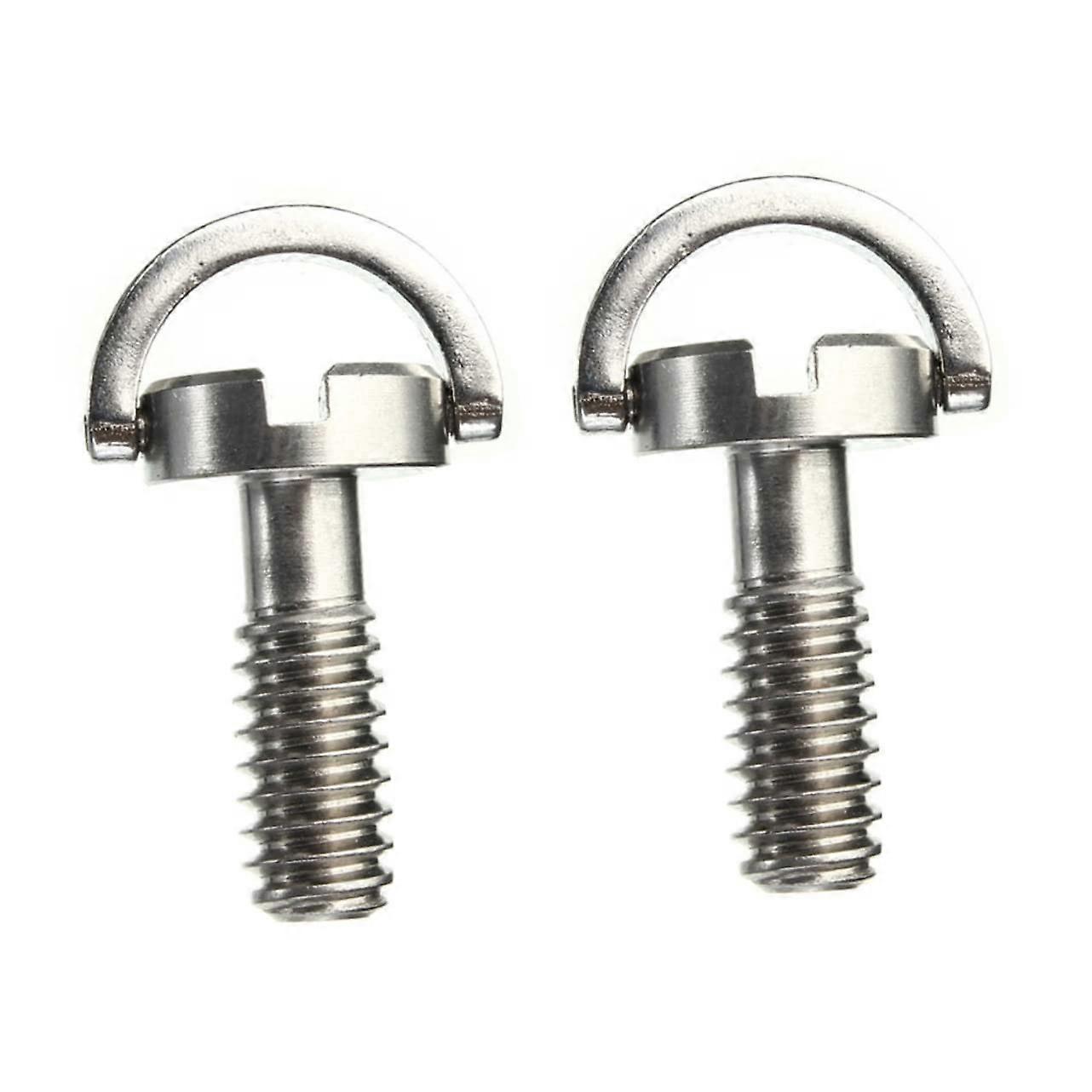 Camera Mounting Screws Set Of 2, Flat D-Shape For Quick-Change Mounting Systems