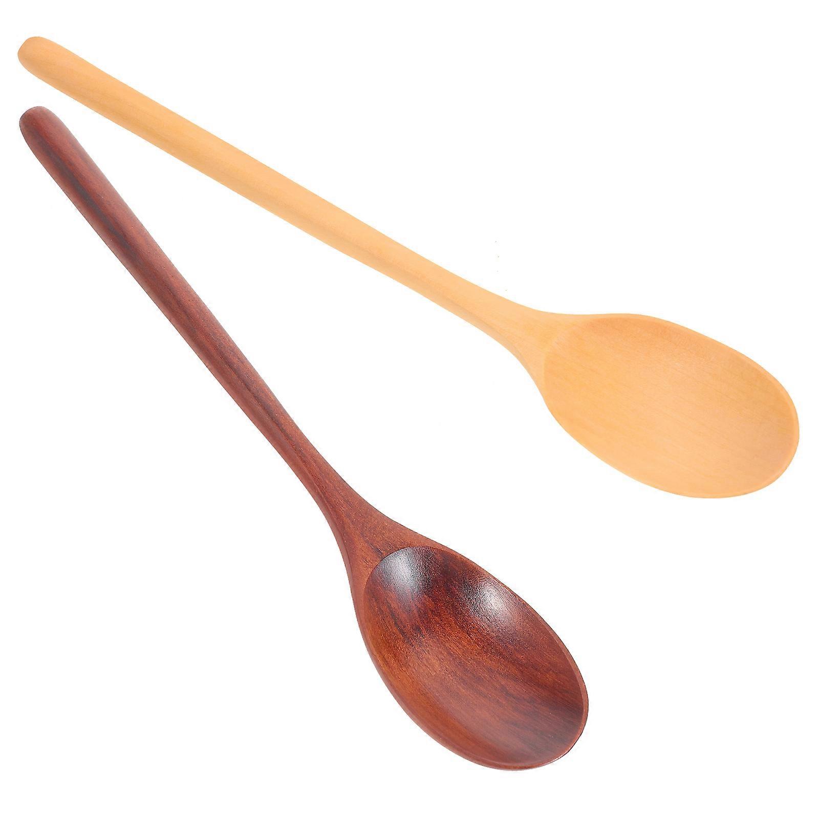 Wooden Spoon for Stirring with Craftsmanship and Assorted Colors Ideal for Cooking and Serving