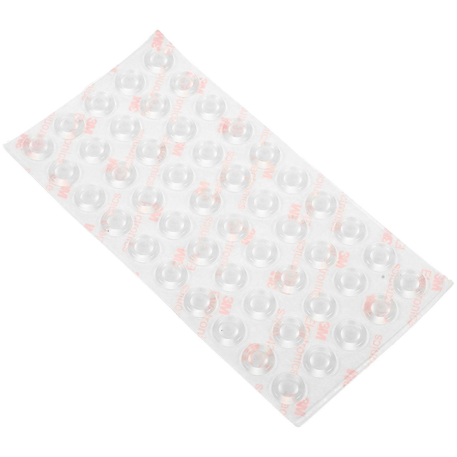 50pcs Silicone Self Adhesive Door Stopper Wall Protectors and Door Bumpers Buffer
