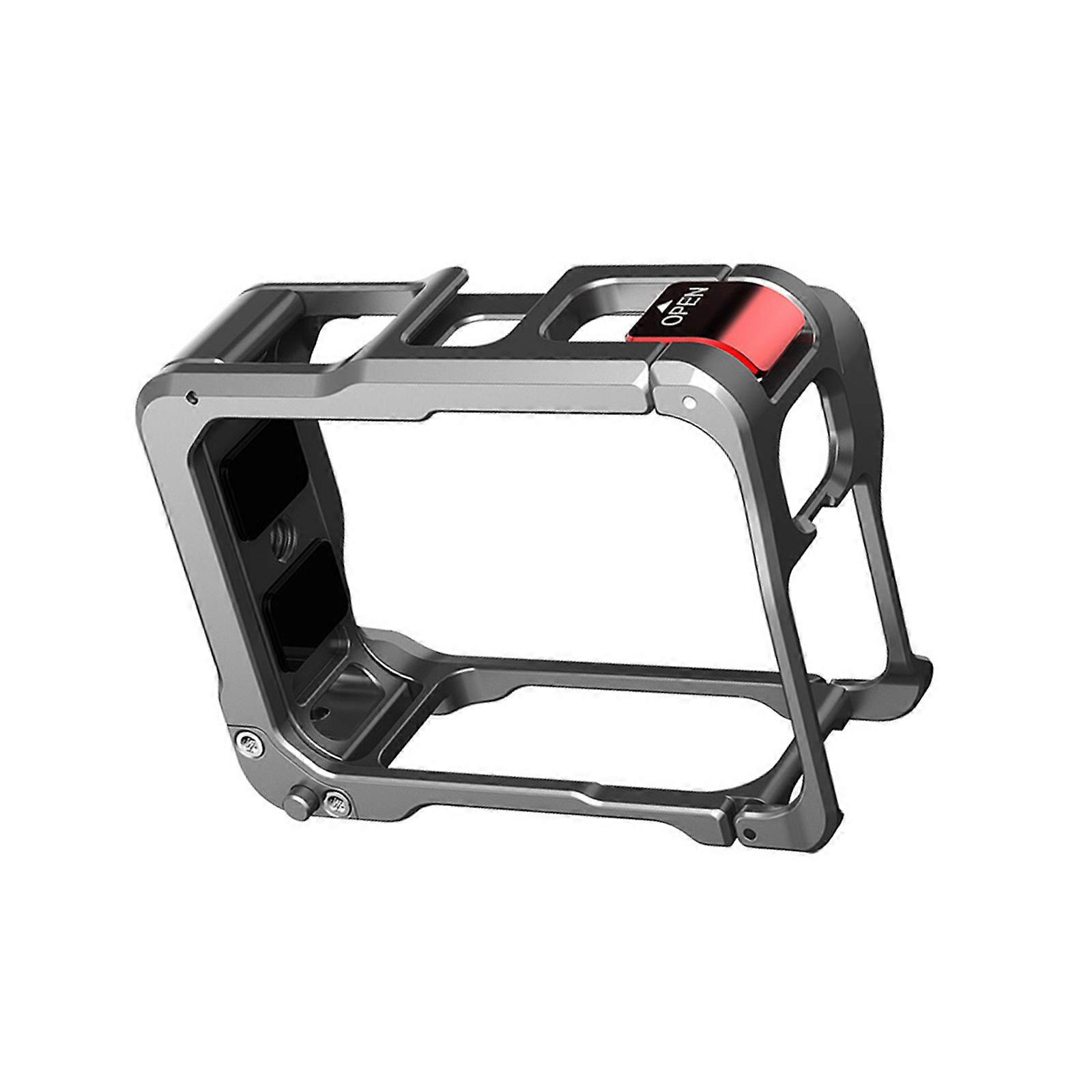 Shockproof Aluminum Alloy Camera Cage With Access Mount And Secure Finger Slot for 2 Video Multicolor