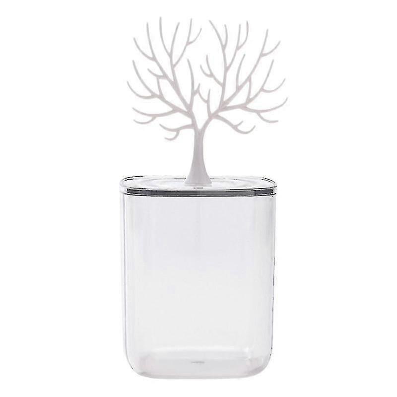 Decorative Cotton Bud Storage Box for Bathroom Essentials