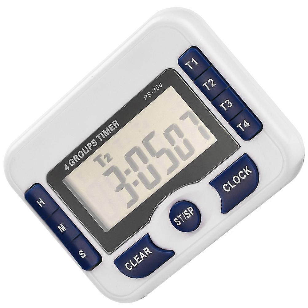 Compact Digital LED Kitchen Timer with LCD Display, Lightweight Portable Countdown Timer for Cooking, Study, and Baking, Magnetic Backing for Easy Use