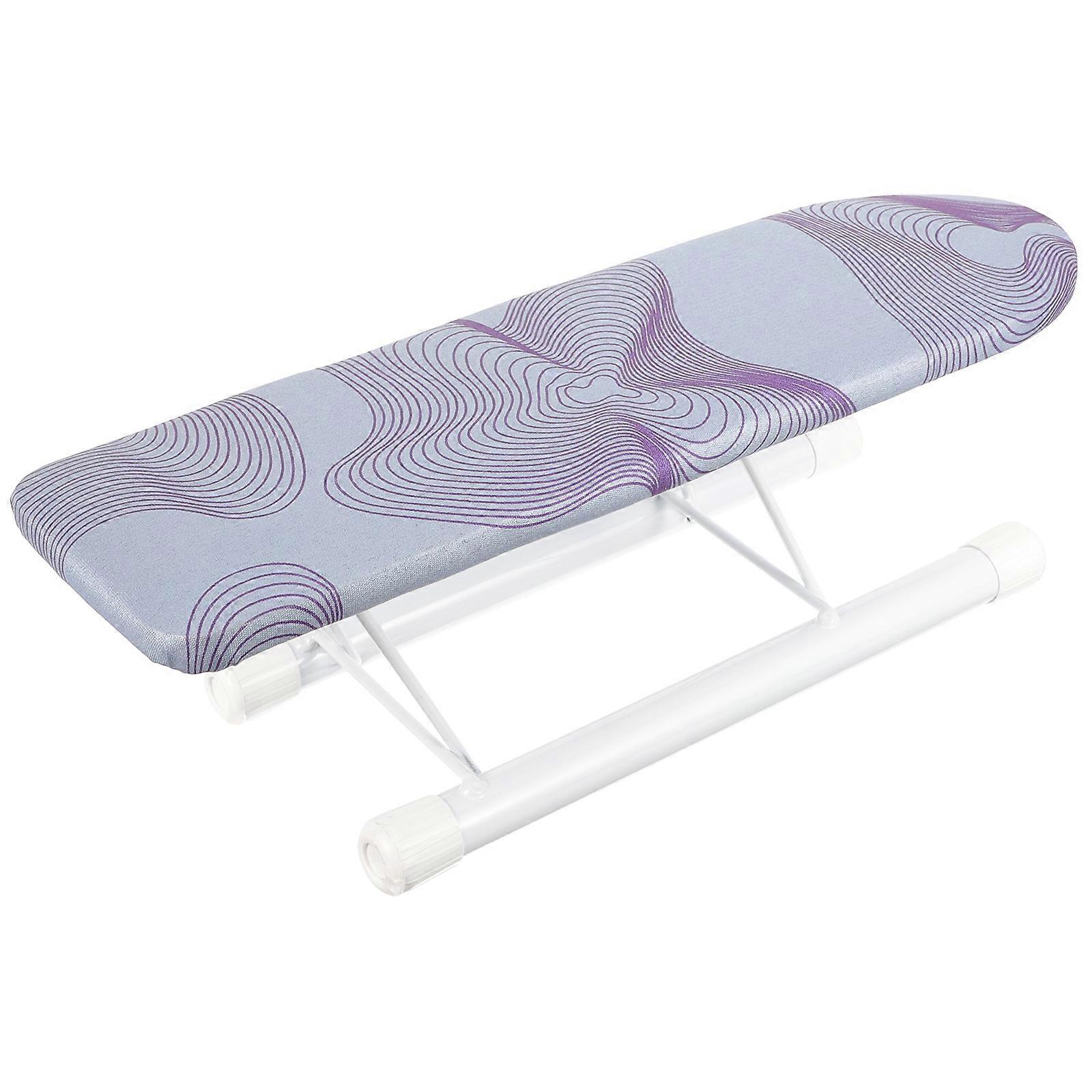 Travel Ironing Mat Sleeve Form For Ironing Home Use Ironing Board Stable Support Violet 40.00X10.50X10.00CM 1Pcs