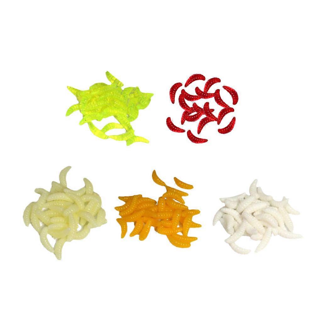 Artificial Bait Fishing Lure Holiday Activities Attract Fish 50pcs Per Pack 5 Packs Fishing Gear