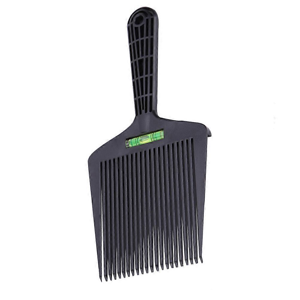 1Pc Professional Barber Comb Hairdressing Tool Flat Tooth Large Wide Fork Comb (Black)
