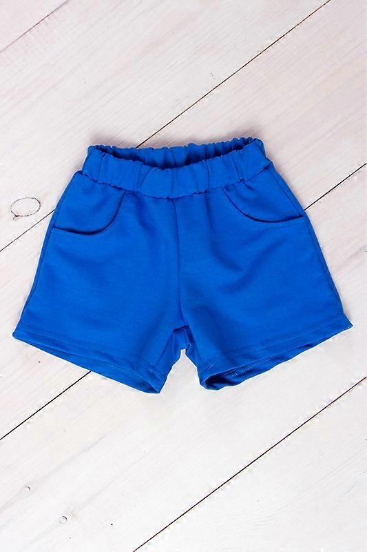 Shorts (girls) – Cotton Blend, Elastic Waist, Pockets,, Summer, HC 6033-057-1